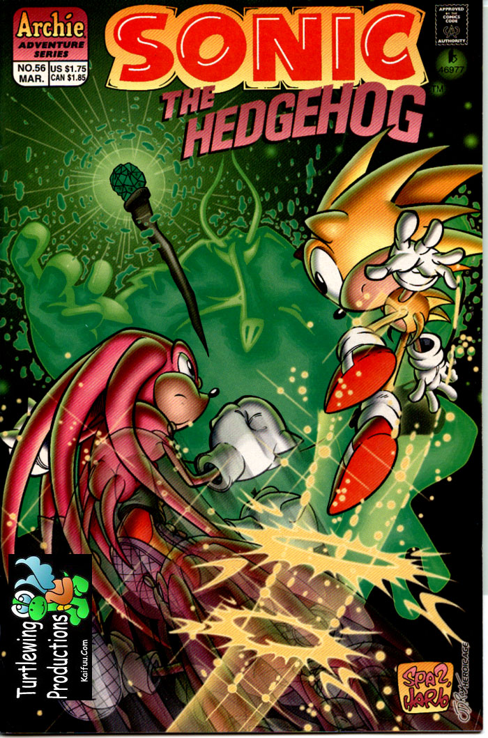Sonic - Archie Adventure Series March 1998 Comic cover page